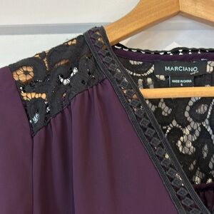 MARCIANO purple top